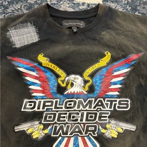 Who Decides War Diplomats Decide Short Sleeve T Shirt NEW